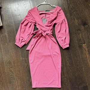 NEW PRETTYLITTLETHING PINK DRESS